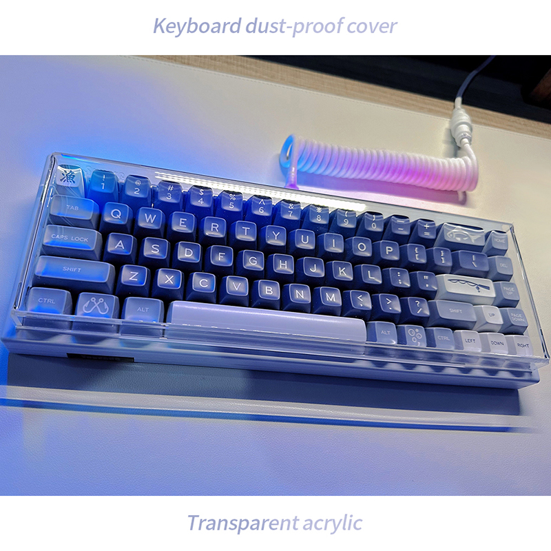 Gaming Keyboard Thocky - Acrylic Keyboard Clear Protector Case Mechanical