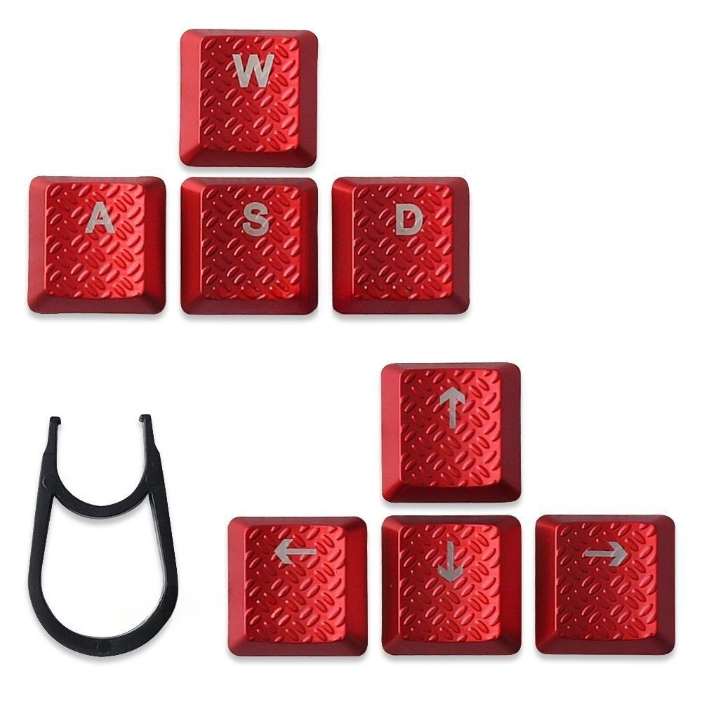 Gaming Keyboard Tkl - DIY Red Translucent Keycaps for Logitech