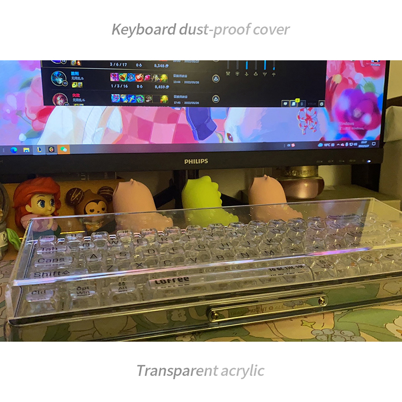 Acrylic Keyboard Clear Protect - Gaming Keyboard Thocky review and price