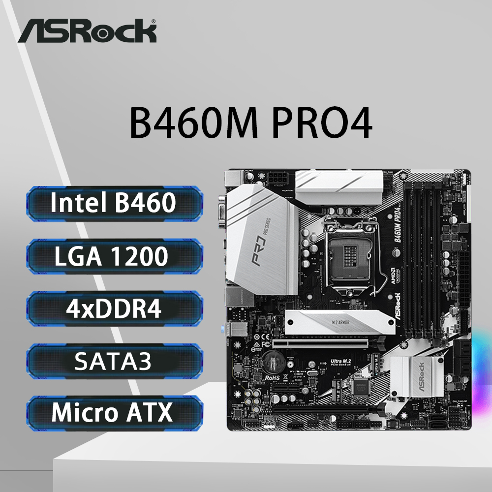 ASRock B460M PRO4 Motherboard  - Intel Cpu Core I7 review and price