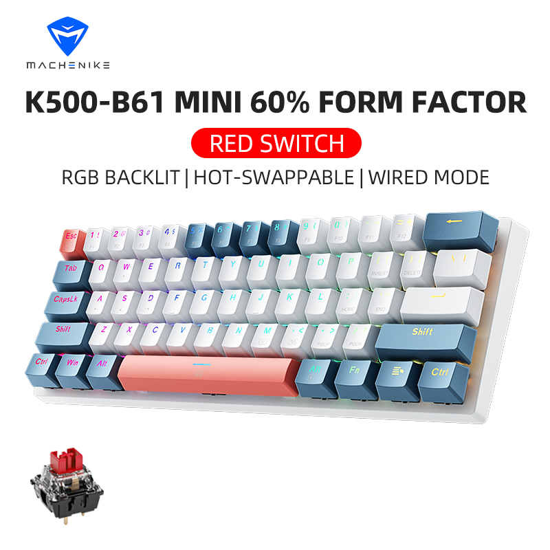 K500-B61 Machenike Mini Mechan - Gaming Keyboard Thocky review and price