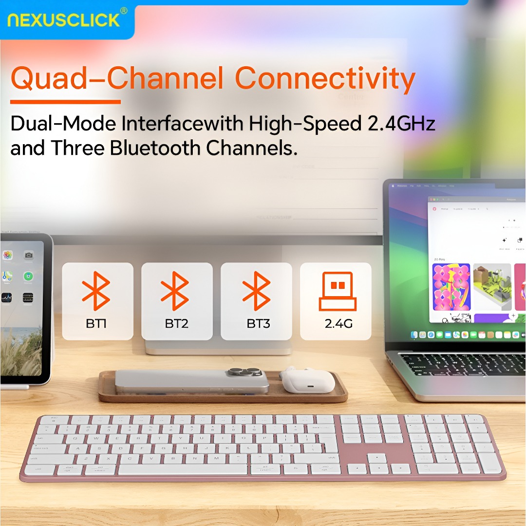 NexusClick Rechargeable Wirele - Gaming Keyboard And Mouse Combo Wireless review and price
