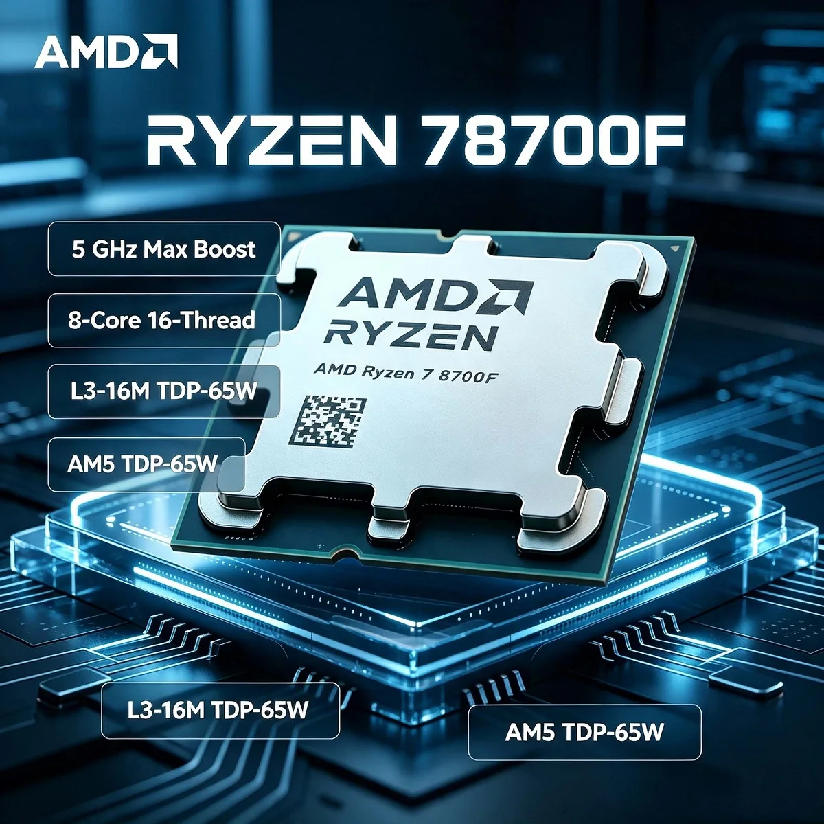 AMD Ryzen 7 8700F 5GHz CPU Pro - Amd Cpu Ryzen 7 review and price