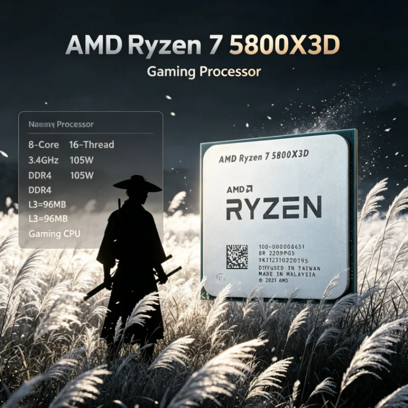 AMD R7 5800X3D 96 MB 105W 7nm  - Amd Cpu Ryzen 7 review and price