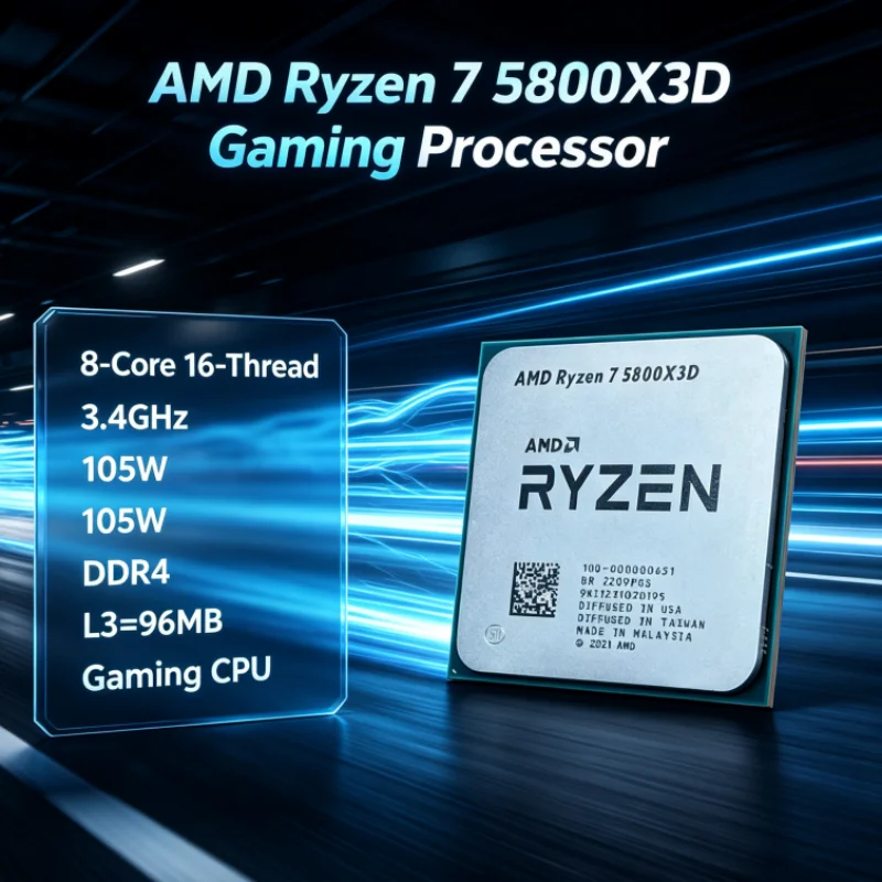 AMD R7 5800X3D 96 MB 105W 7nm  - Amd Cpu Ryzen 7 review and price