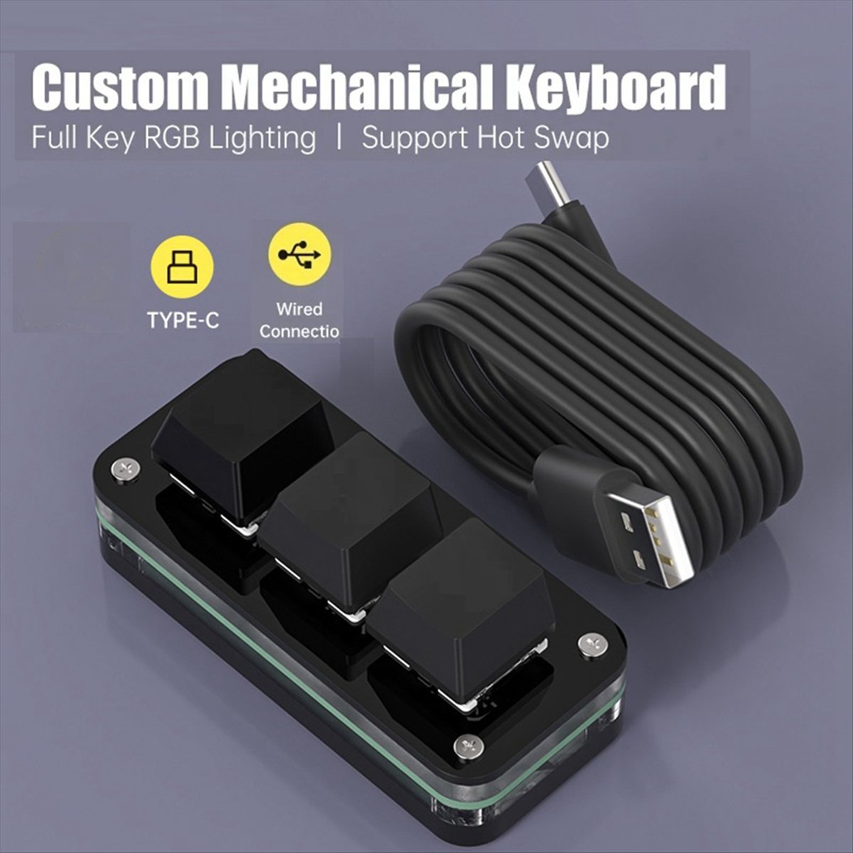 doyou 3 Keys Macro Programming - Gaming Keyboard Mini review and price