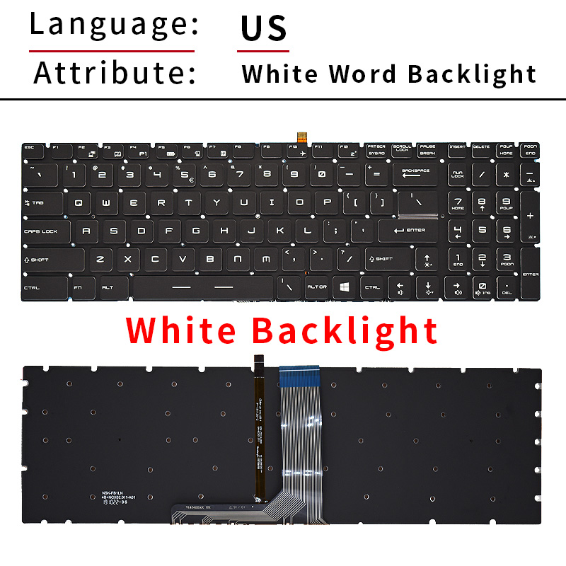 US/RU/SP/FR/TR/AR/NE Backlit K - Gaming Keyboard Backlit review and price