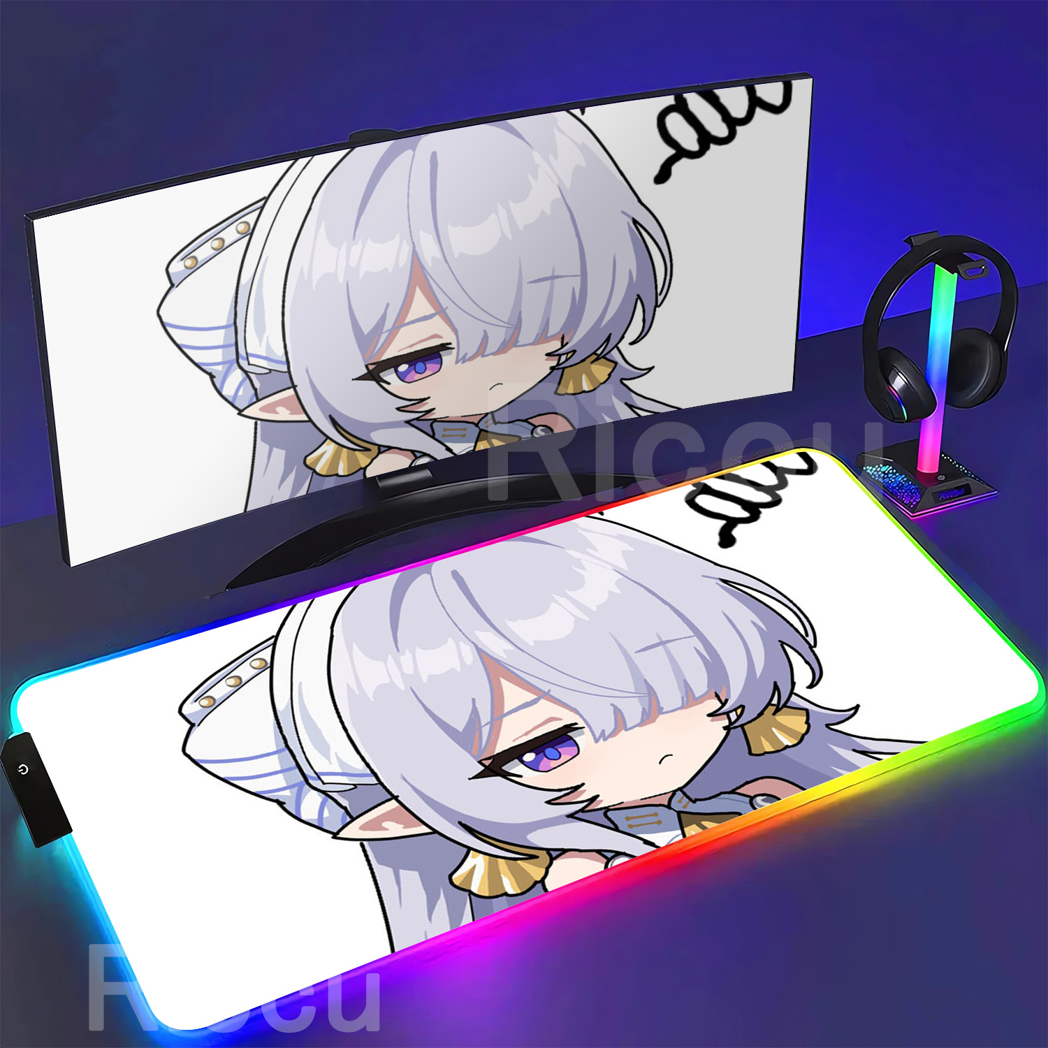 RGB Mouse Pad Velina Airgid Ze - Gaming Keyboard No Rgb review and price