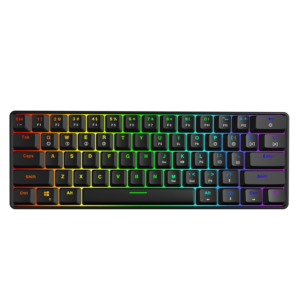 SKYLOONG GK61 Mini Portable 60 - Gaming Keyboard Blue Switches review and price