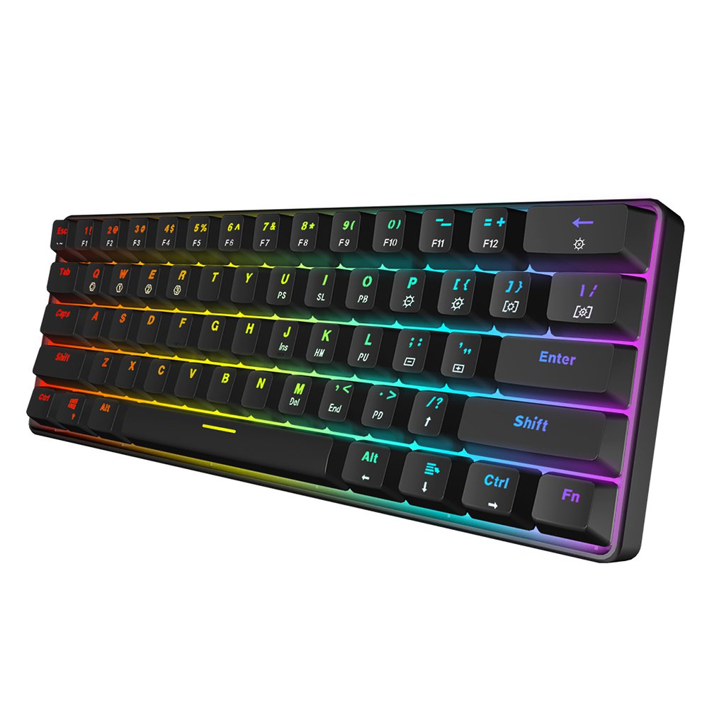 SKYLOONG GK61 Mini Portable 60 - Gaming Keyboard Blue Switches review and price