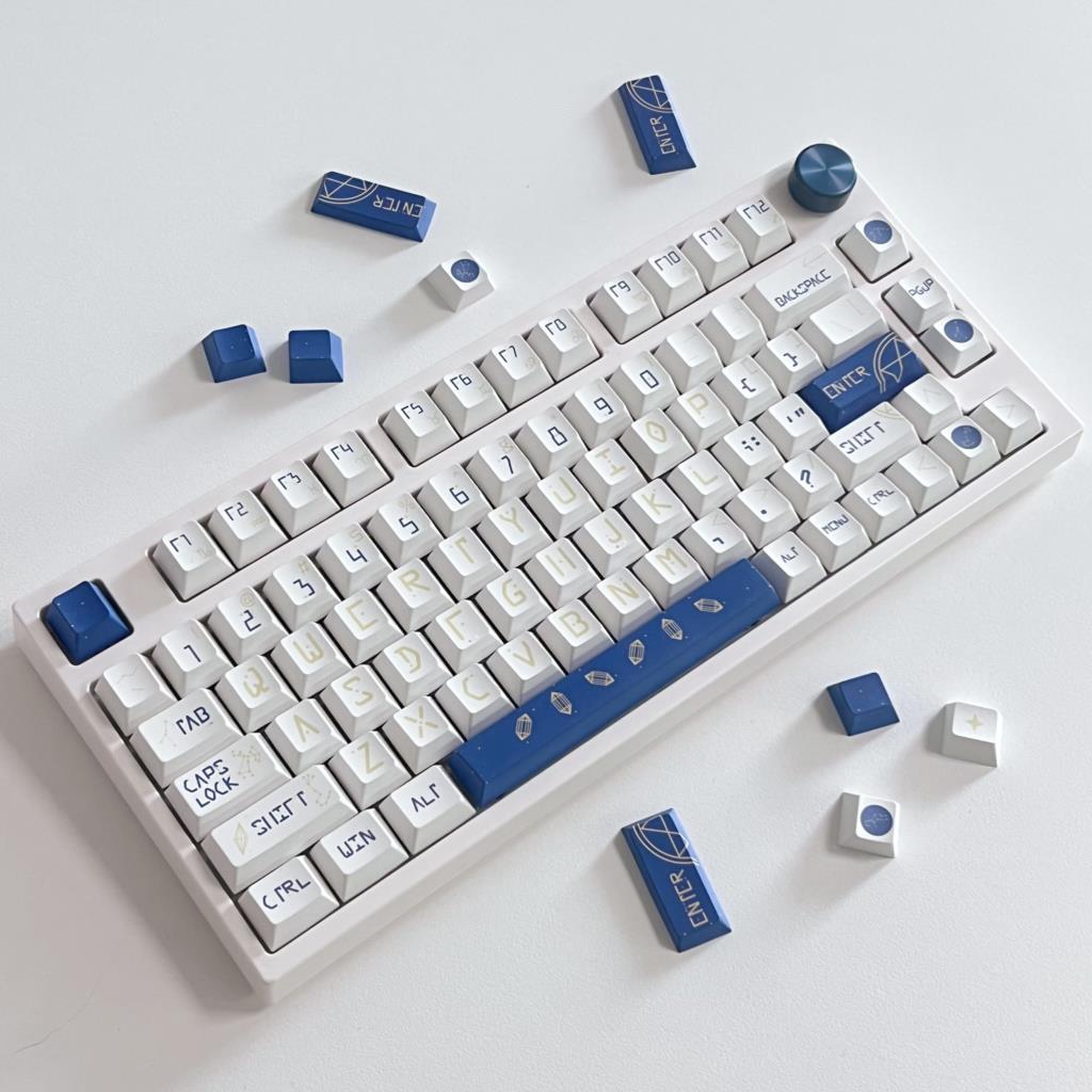 132 Keys Constellation Cherry  - Gaming Keyboard Blue Switches review and price