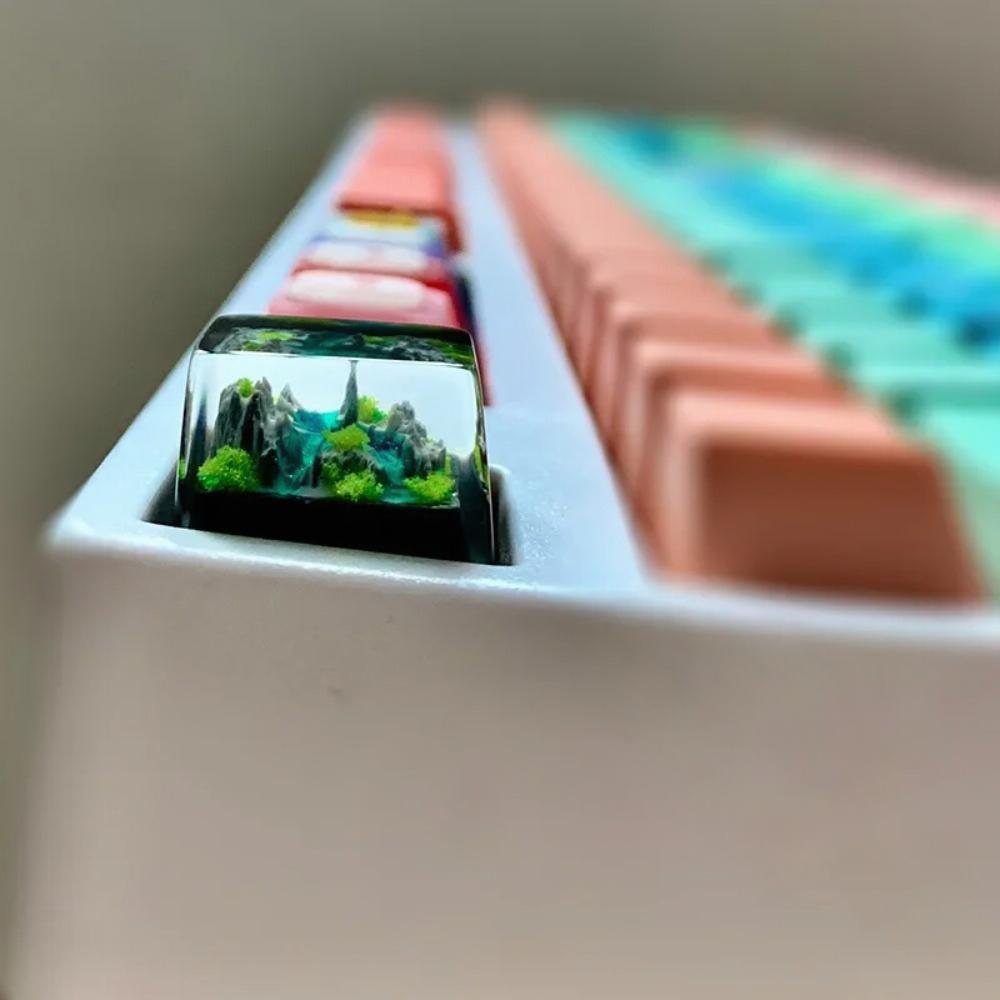 Mountain And Sea Artisan Resin - Gaming Keyboard No Rgb review and price