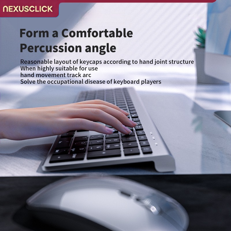 NexusClick 104 Keys Wireless T - Gaming Keyboard And Mouse Combo Wireless review and price