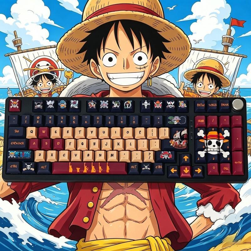 BANDAI One Piece Monkey D. Luf - Gaming Keyboard Ergo review and price
